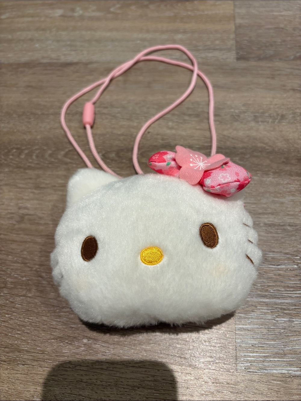 Hello Kitty Crossbody Bag with Pink Bow for Kids